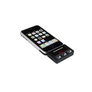 Imagem de Monster iCarPlay 300 FM, Transmissor para iPhone e iPod, 3 Estações Favoritas Programáveis, USB, Preto