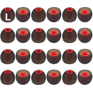 Imagem de 36 peças de fones de ouvido de tamanho grande, pontas de substituição, tampões de silicone, compatíveis com fones de ouvido intra-auriculares Sony/Beats/AKG/KZ de 1000 x m4 1000 x m5, 18 pares de