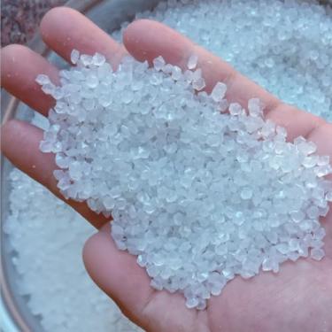 Imagem de 1 pacote de decoração de aquário de pedra artificial que brilha no escuro: decoração de vaso de pedra pequena para casa e jardim, branco