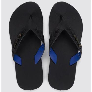 Imagem de Sandália Rider Street Duo Dedo Preto/Azul/Dourado 31