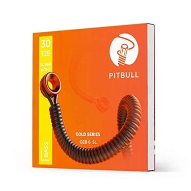 Imagem de Encordoamento de Baixo Elétrico 6 Cordas 30-125 SL (Tensão Super Leve) PITBULL Série Ouro