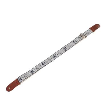 Imagem de RiToEasysports Alça de Ukulele Bordada Elegante e Durável para Banjo Bandolim – Alça de Ombro Ajustável para Performances Confortáveis (Estilo 2)