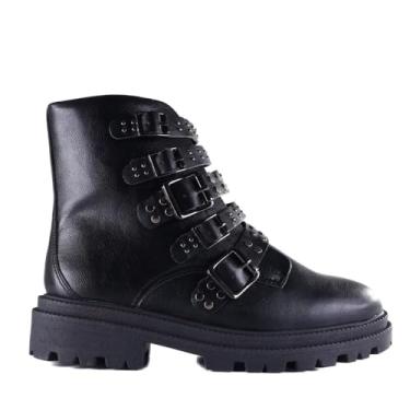 Imagem de Bota Coturno Ramarim Cano Curto Preto 2561133 Cor:preto;tamanho:37