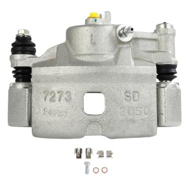 Imagem de SCITOO 19B1380 Conjunto de pinça de freio a disco dianteiro esquerdo com suporte para Honda para Civic 1990-2000, para Honda para Civic del Sol 1993-1997, para Honda para CRX 1990-1991