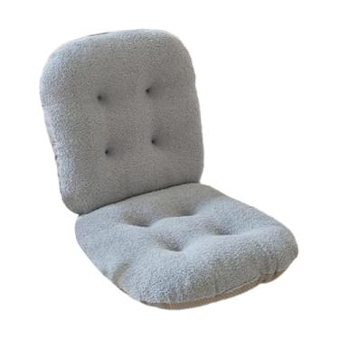 Imagem de Generic Almofada para cadeira de escritório Almofada para cadeira de escritório ergonômica respirável com apoio para as costas para encosto de assento para, Azul Acinzentado