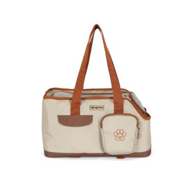 Imagem de Bolsa Transporte Pet Bege - Unico