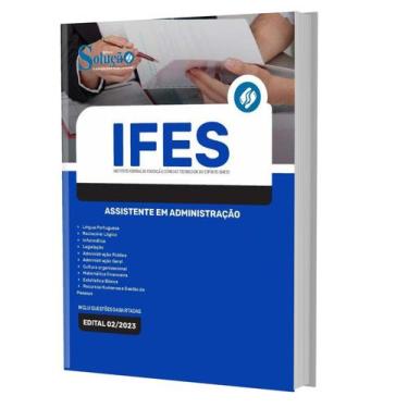 Imagem de Apostila Concurso Ifes 2023 - Assistente Em Administração - Editora So