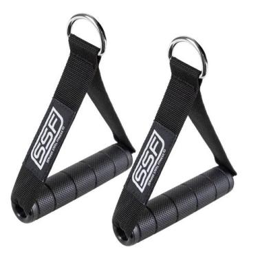 Imagem de Banda de exercícios com alças, par de nylon Serious Steel Fitness