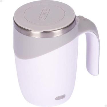 Imagem de Caneca Xícara Mixer Inox Misturador Elétrico Regarregável - Lorben