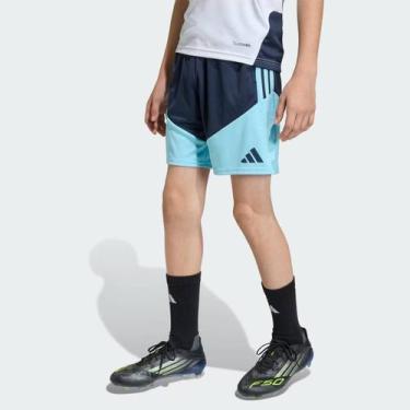 Imagem de Calção Adidas Argentina Treino 2026 Juvenil Azul Marinho, 16 ANOS