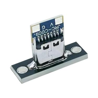 Imagem de Conectores USB 3.1 Tipo C Fêmea 10 Peças Com Placa De Montagem Com Par