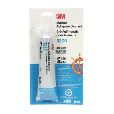 Imagem de Selante adesivo 3M 5200 branco 88ml Marine Waterproof