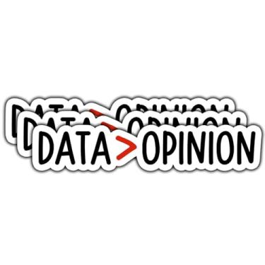 Imagem de (3 peças) Adesivo de dados sobre opinião engraçado adesivos de vinil à prova d'água decalques para livros, laptops, telefone, garrafas de água, copo copo Kindle 7,6 cm