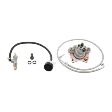 Imagem de DriveFix Cilindro mestre de pinça de freio traseiro com mangueira para Polaris Sportsman 400 2003-2005, 450 2006-2007, 500 2003-2009, 600 2003-2005, 700 2002-2006, 800 2005-2005-2005, 700 2002-2006