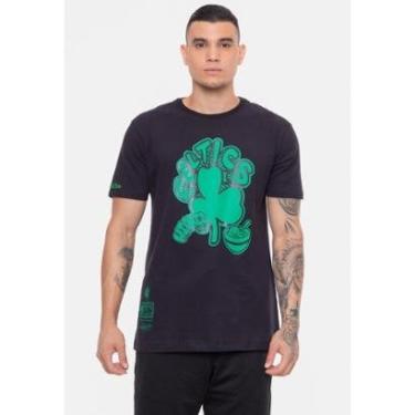 Imagem de Camiseta Mitchell & Ness NBA Food Boston Celtics Masculino-Masculino