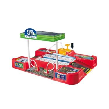 Imagem de Brinquedo Posto de Gasolina com Lava Rápido e Carrinho,Veículos de Brinquedo Playset Infantil para Crianças