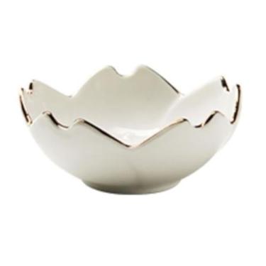 Imagem de prato de lanche Tigelas para doces e molheiras são adequadas para guardar petiscos, condimentos, nozes, etc tigela de sopa