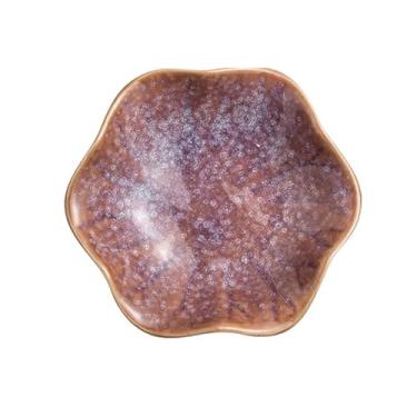 Imagem de prato de lanche Pratos de cerâmica para molhos são adequados para servir condimentos, aperitivos, cremes, sobremesas, etc tigela de sopa