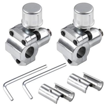 Imagem de 2 peças BPV31 Kit de válvula de perfuração de bala BPV-31 conjunto de encaixe de torneira de geladeira kit de conector de torneira de linha compatível com tubo universal de geladeira de 1/4 polegada