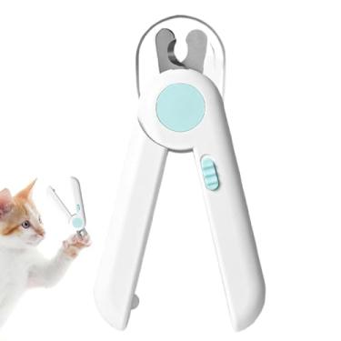 Imagem de Cortador de unhas para animais de estimação - Ferramenta de aparador de gatos com luz LED, ferramenta de cuidados com garras de cachorro para animais pequenos e médios, filhotes e gatinhos