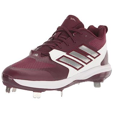 Imagem de adidas Icon 8 Tênis masculino, Team Maroon/Prata Metálico/Branco, 42
