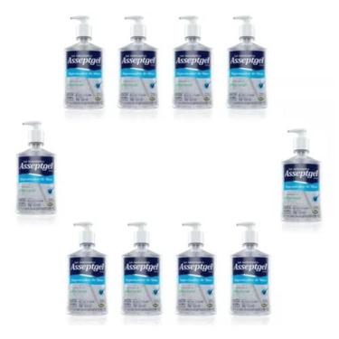 Imagem de Álcool Gel 70 420g Start Asseptgel Kit com 10 Frascos
