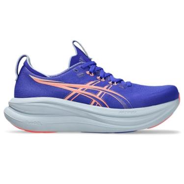 Imagem de Tênis Asics Gel-nimbus 28 Feminino - Azul/coral - 35