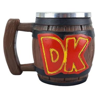 Imagem de Caneca 3D Barril Dk Donkey Kong Resina