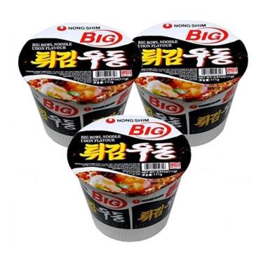 Imagem de Tempura Udon Cup Noodle Big Nong Shim 111g - (Kit com 3)