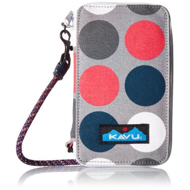 Imagem de Carteira KAVU Go Time com alça de corda, dobrável, transversal, Got Dots, One Size