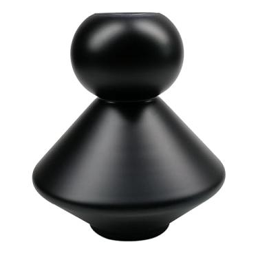 Imagem de VASO DE VIDRO PRETO LISO