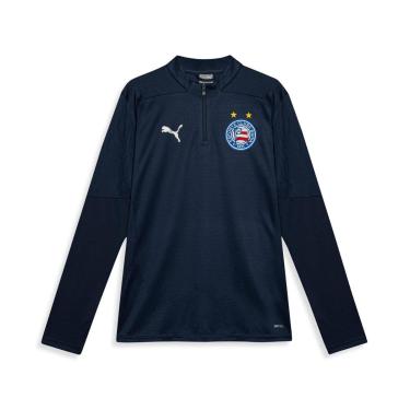 Imagem de Blusa de Treino Quarter-Zip Bahia 2025 Masculina-Masculino