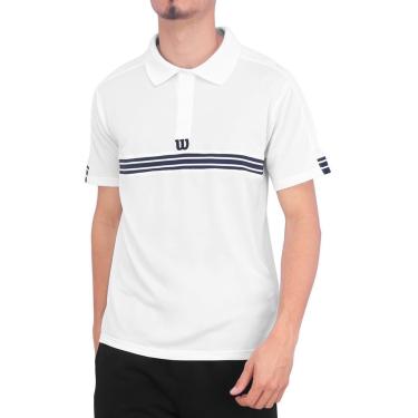 Imagem de Camisa Polo Wilson Tour Pique 2 Branca-Masculino