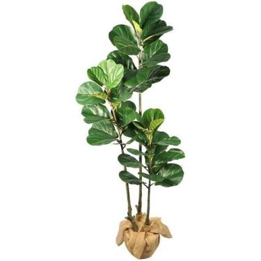 Imagem de Planta Artificial Fícus Lyrata 1.6m Decoração Premium - La Caza Store
