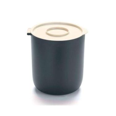 Imagem de Lixeira para Pia By Arthi 3,5 Litros Black e White
