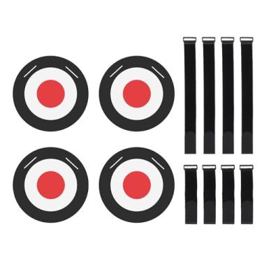 Imagem de Luocute Conjunto de Discos de Alvo de Futebol, ângulo Ajustável e Multifuncional Conjunto de Alvos de Prática de Gol de Futebol, para Treinamento de Tênis de Beisebol de Futebol