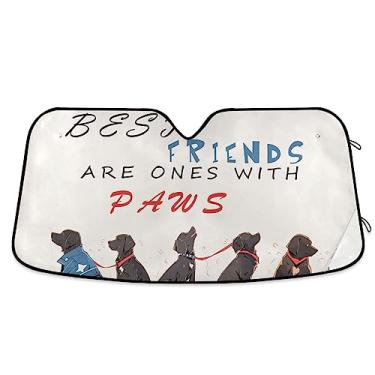 Imagem de Guarda-sol dobrável para para-brisas para cães Best Friends, dobrável, para-sol dobrável para carro