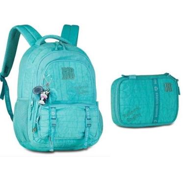 Imagem de Kit Mochila Rebecca Bonbon Estojo Box Colegial Escolar Coleção 2026, A