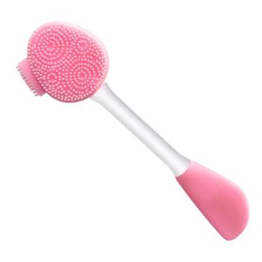 Imagem de Uma escova de limpeza facial suave pode remover células mortas da pele.