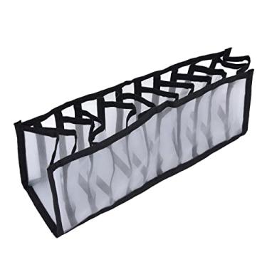 Imagem de GLOGLOW Caixa de Armazenamento de Sutiãs de Malha Caddy, Organizador Dobrável para Roupas íntimas, Calcinhas e Meias, Nylon, Economizador de Espaço para Suprimentos de Armazenamento Doméstico e de
