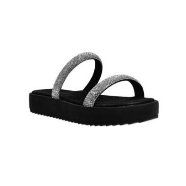 Imagem de Sandalia Feminina Papete Com Strass Moleca 5489.115-Feminino