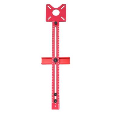 Imagem de Asixxsix Suporte de Ranhura de Fresagem de Roteador, Gabarito de Corte de Círculo de Liga de Alumínio Quadrado T Ajustável, Guia de Roteador para Círculos de Corte, Ferramenta para