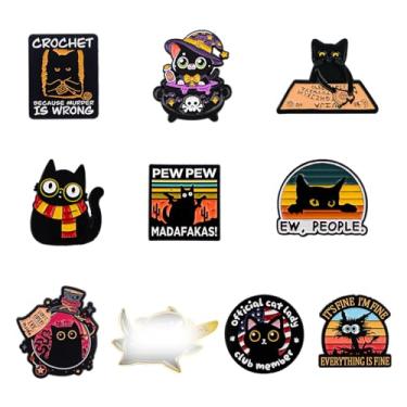 Imagem de BKBKAAK 4/5/8/9/10/20 peças lindo conjunto de pinos esmaltados, broche de animal estético alfinetes de lapela para mochilas, jaquetas e como alfinetes de chapéu para mulheres, crianças, meninas para