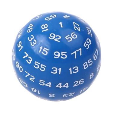 Imagem de Dados De 100 Lados Em Acrílico Com Números De 1 a 100 Para Jogos De Ta
