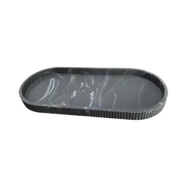 Imagem de Bandeja Oval De Silicone Para Banheiro, Mesa De Maquiagem, Dispensador