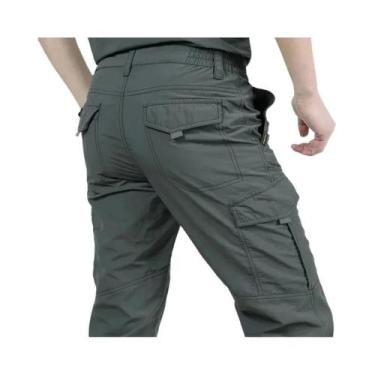 Imagem de Calças Cargo Militares Leves De Verão Para Homens, Impermeáveis, Para 