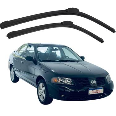 Imagem de TIGER AUTO - PAR DE PALHETAS PARA PARABRISA DIANTEIRO EM SILICONE COMPATIVEL SENTRA 2005>2006