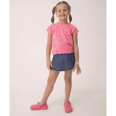 Imagem de Blusa Manga Curta Minnie Disney Tam 4 a 10 Rosa-97145, 6, Rosa