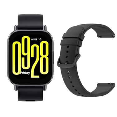 Imagem de 6 Pulseira de silicone para Watch 5 Active Relógio Inteligente Smartwatch watch 5 Active (VERSÃO GLOBAL) (PRETO), IPX 8, tela 2 "Turboflex.