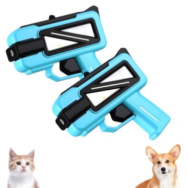 Imagem de Geelin Pacote com 2 pistolas de spray de esguicho para cães e gatos, pistolas de pulverização de água para cães e animais de estimação (azul preto)